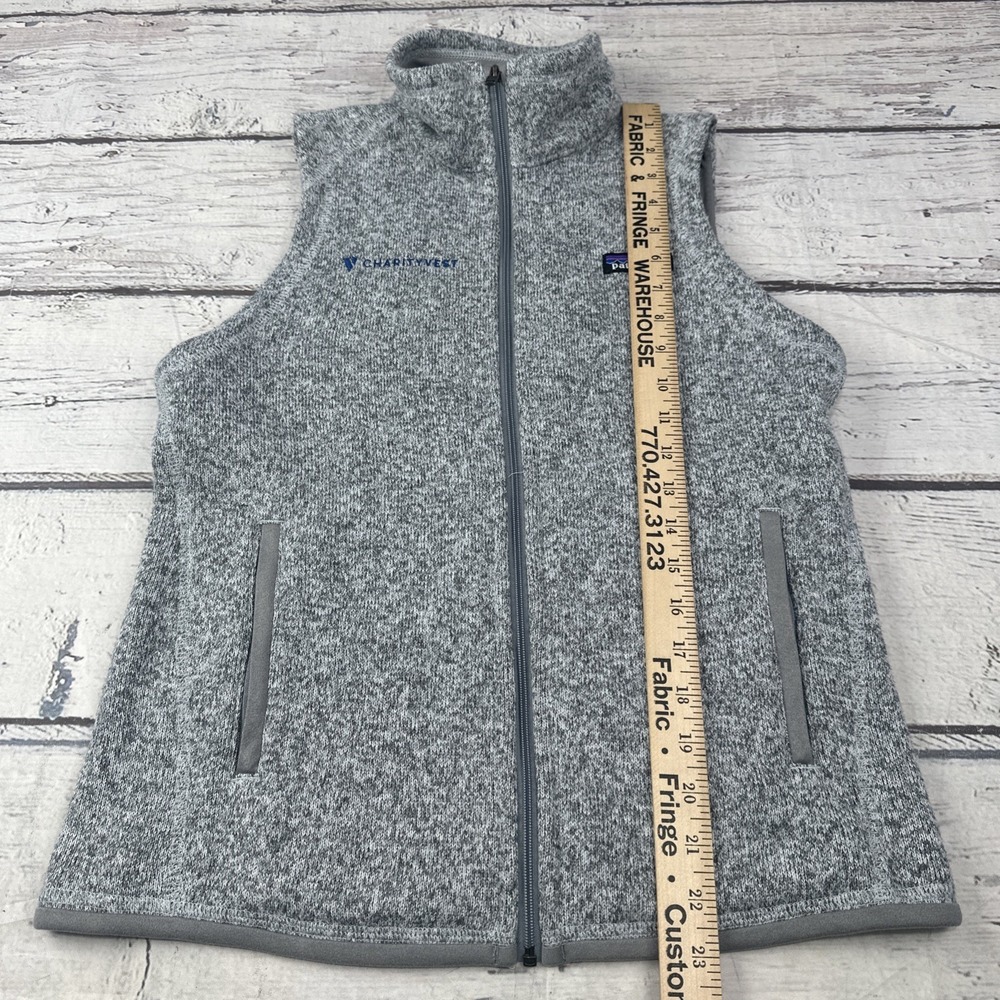 Patagonia Gray Marled Fleece Vest - Picture 6 of 12